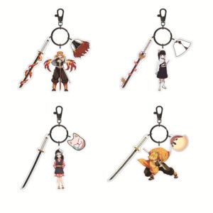Porte Clé Acrylic Demon Slayer